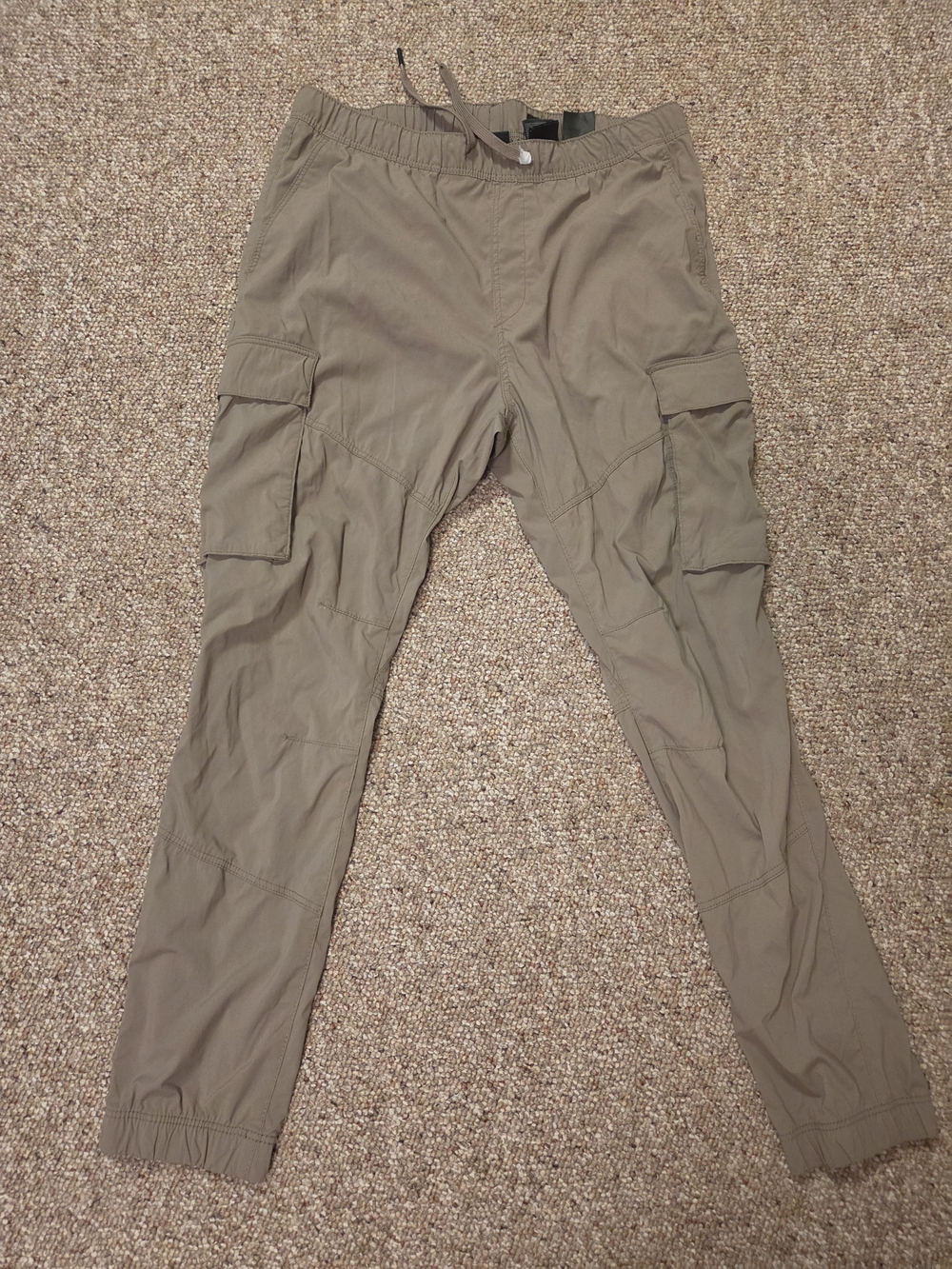 H&M Khaki/Tan Hiking Or Casual Pant- Elastic Waist